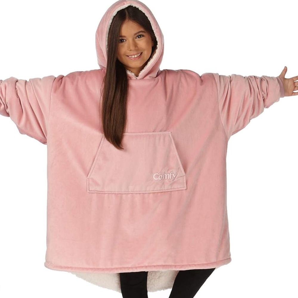 The Comfy Oversized Pink Hoodie Sweatshirt